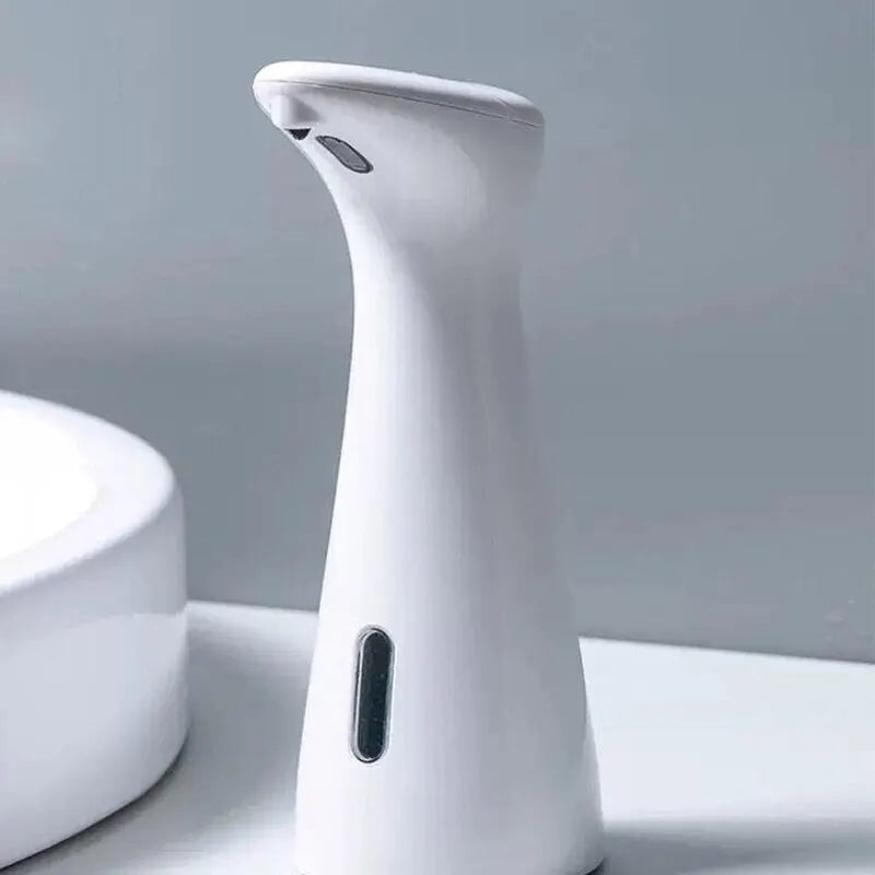 Automatischer Sensorspender für Seife - Weiß, Hochwertigs ABS, Wasserdicht, Intelligente Handwäsche für Badezimmer, Moderner und hochwertiger Seifenspender