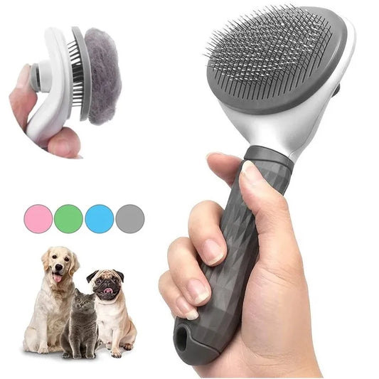 Effektive Fellpflegebürste für Hunde und Katzen: Selbstreinigender Pet Hair Remover und Entwirrungsbürste – Hochwertige Grooming-Werkzeuge für die beste Pflege Ihrer Haustiere