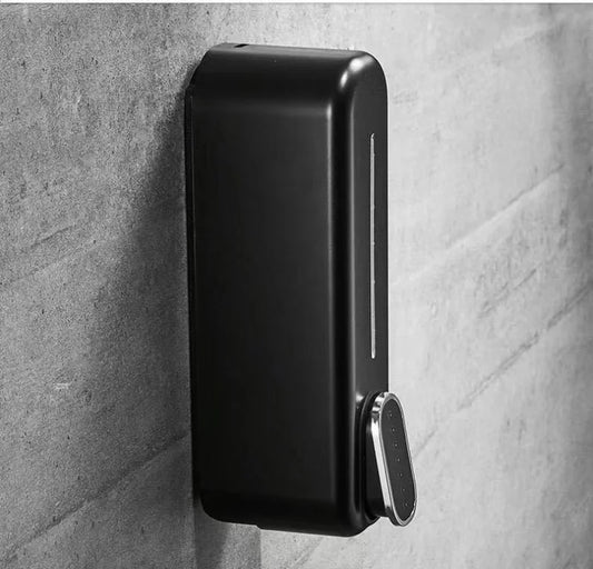 Manueller 300ML Wand-Seifenspender - Flüssigkeitsbehälter für Handgel, ideal für Hotels, Einkaufszentren und Krankenhäuser, Platzsparender und moderner Seifenspender