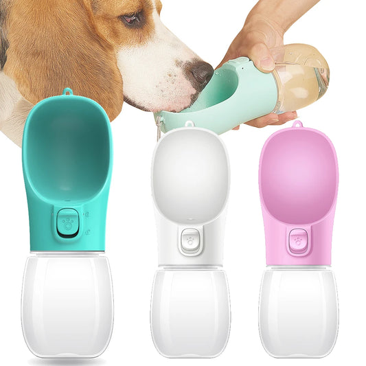 Tragbare Hundewasserflasche für Kleine und Große Hunde – Auslaufsicheres Trinkgefäß für Spaziergänge, Ideal für Chihuahua und Französische Bulldoggen, Kompakte Wasserflasche für Hunde