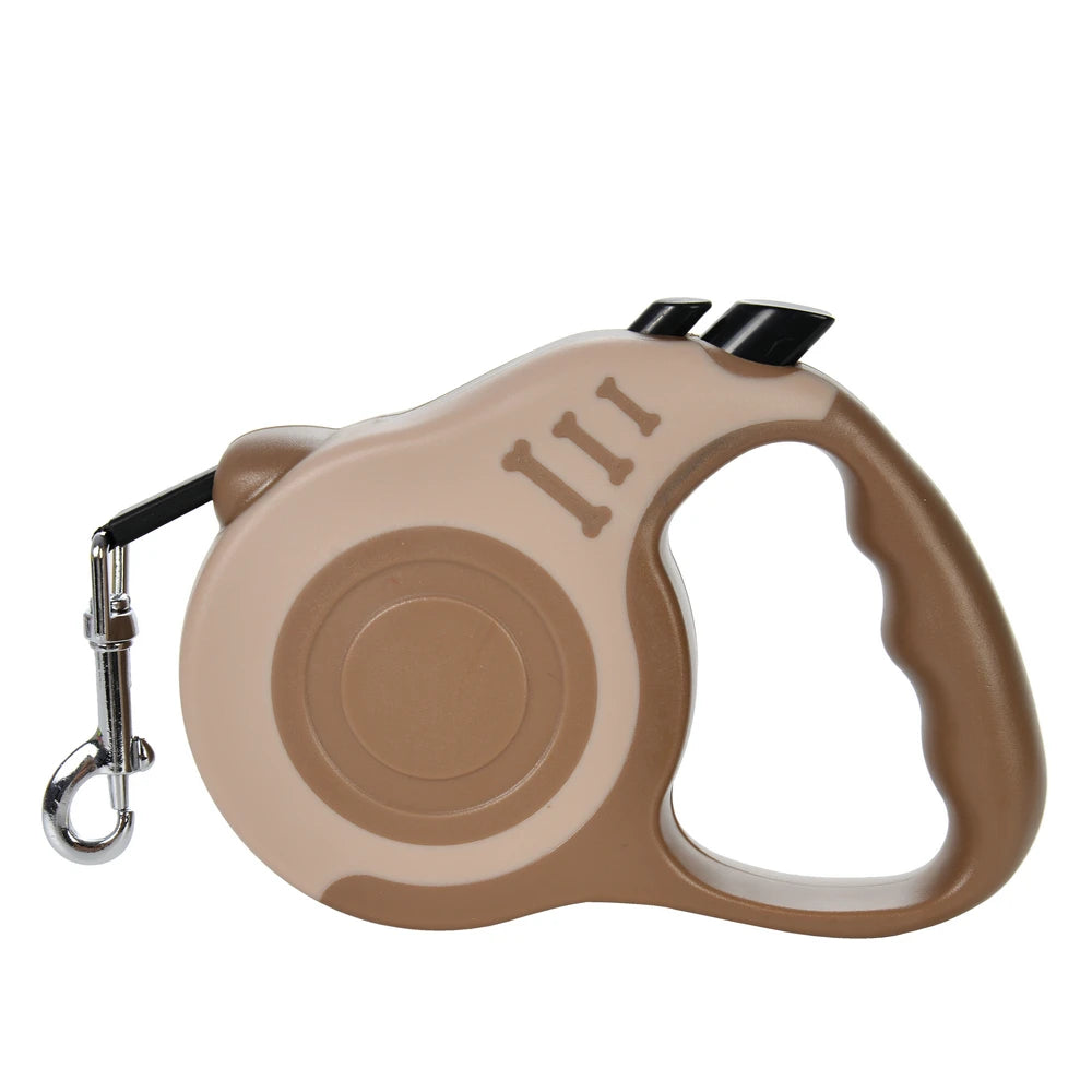 3M/5M Automatische Hundeleine für kleine Hunde & Katzen – Robuste Nylon-Ausziehleine für Spaziergänge, Wanderungen & Reisen