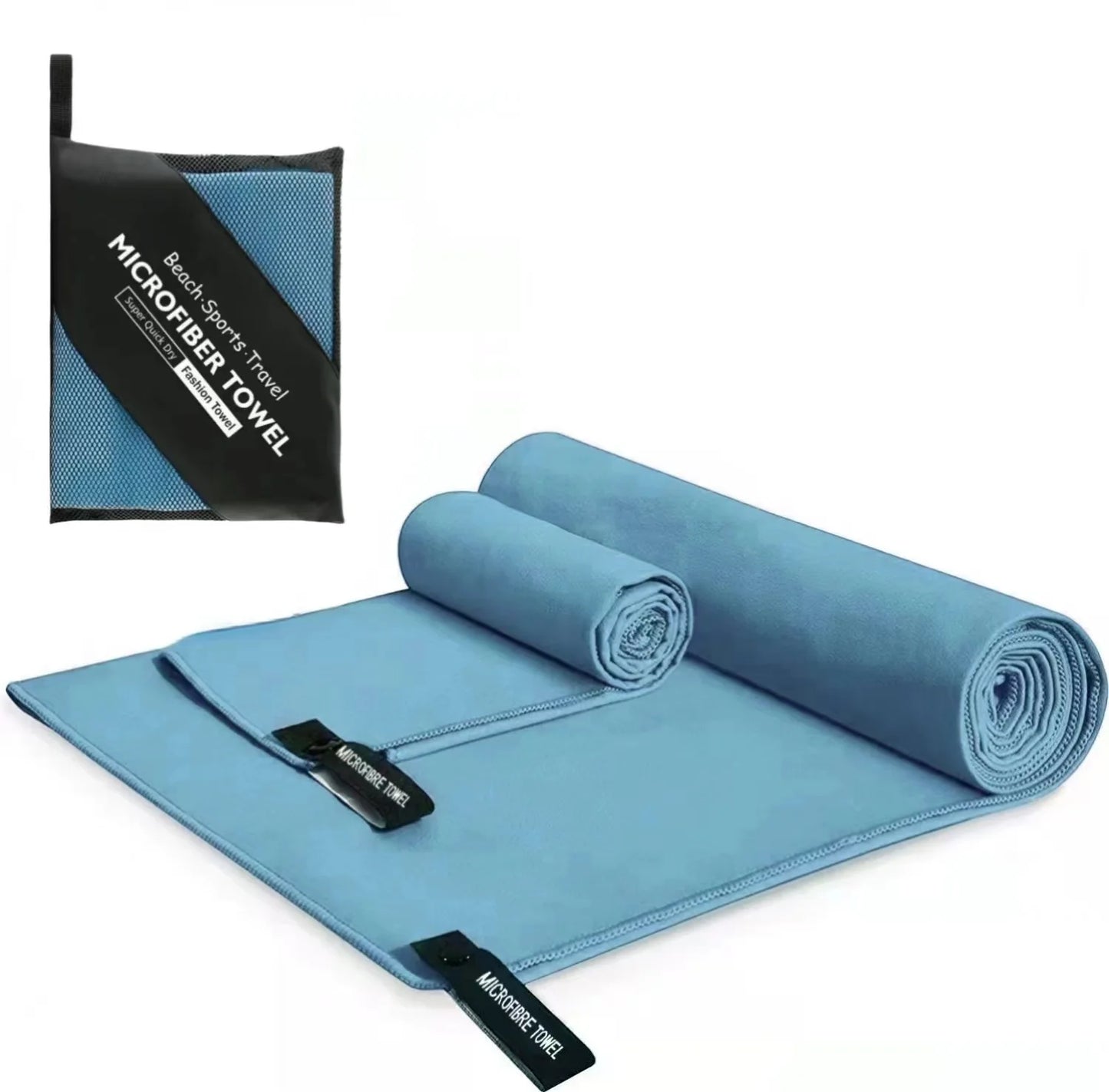 Sport Mikrofaser Handtuch – Ultralight & schnell trocknend, ideal für Pool, Gym, Yoga und Strand