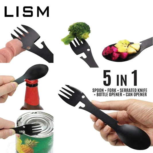 Camping-Besteck Multitool 5-in-1
