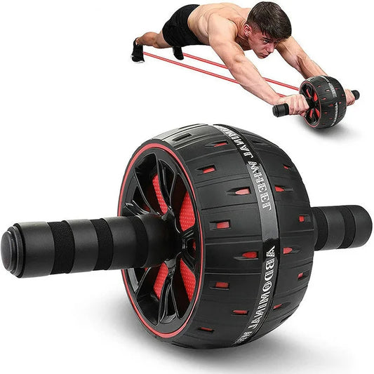 Großer Ab Roller für Bauchmuskeltraining – Ab Wheel für effektive Core-Workouts und Muskelaufbau zu Hause oder im Fitnessstudio