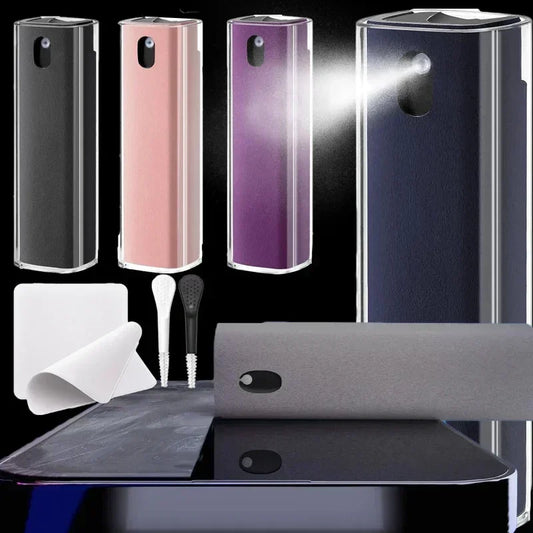 2-in-1 Bildschirmreinigungsset für Handy und PC – Mikrofaser-Tuch für die Reinigung von Macbook, iPhone, Samsung, Xiaomi und Tablets, Tragbares und effizientes Reinigungszubehör