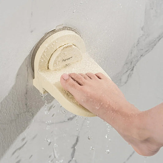 Anti-Rutsch Duschfußstütze – Wandmontiertes Fußpedal für das Badezimmer, Kein Bohren Erforderlich, Robust und Sicher, Ideal für Komfort und Bequemlichkeit beim Duschen
