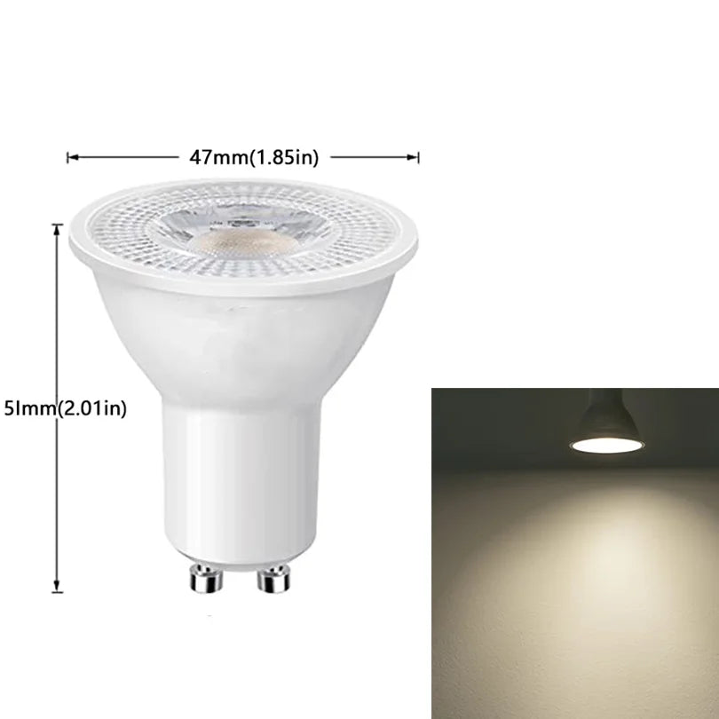 GU10 LED-Strahler – 1–10er Pack, Verschiedene Lichtstärken, Hohe Energieeffizienz & schnelle Installation