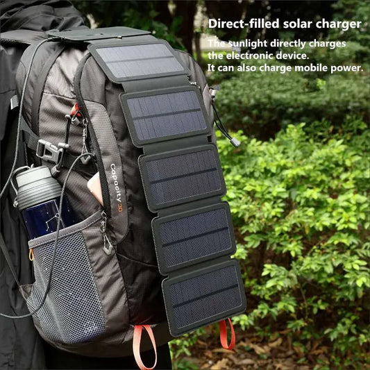 Outdoor Multifunktionales, tragbares Solarladepanel, faltbar