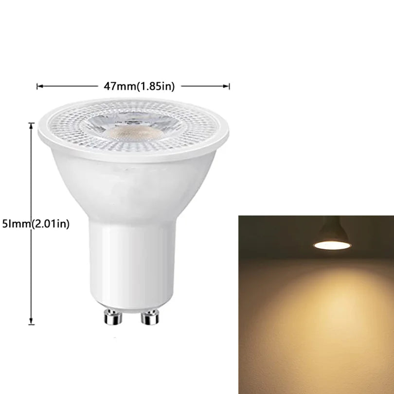 GU10 LED-Strahler – 1–10er Pack, Verschiedene Lichtstärken, Hohe Energieeffizienz & schnelle Installation