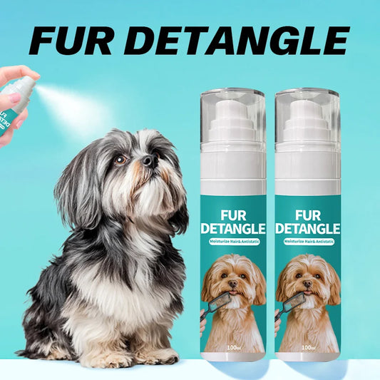 Entwirrungs- & Pflege-Spray für Haustiere – Nährt, glättet & verleiht lang anhaltendes Volumen