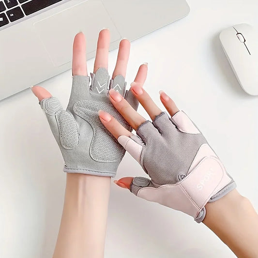 Fitness Handschuhe mit hervorragendem Grip – Leichte Workout Gloves für Gewichtheben, Radfahren, Training und Rudern – Unisex