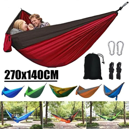 Ein-Personen-Portable Outdoor Camping Hängematte aus hochfestem Fallschirm-Nylon