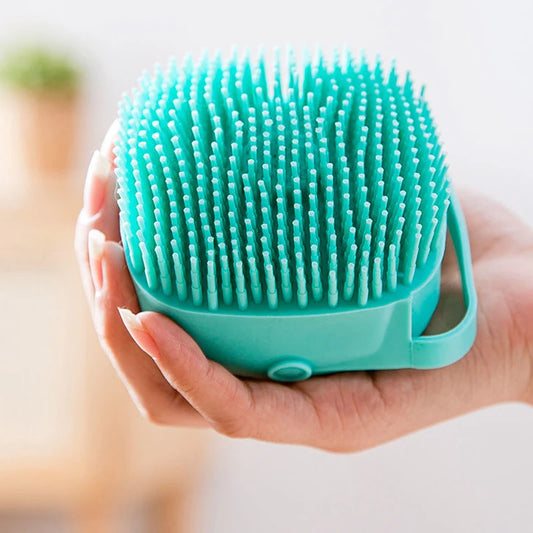 Pet Bathing Brush – Weiche Silikonbürste für sanfte Massage und Reinigung von Hunden und Katzen, die Badeerfahrung für Ihr Haustier verbessern