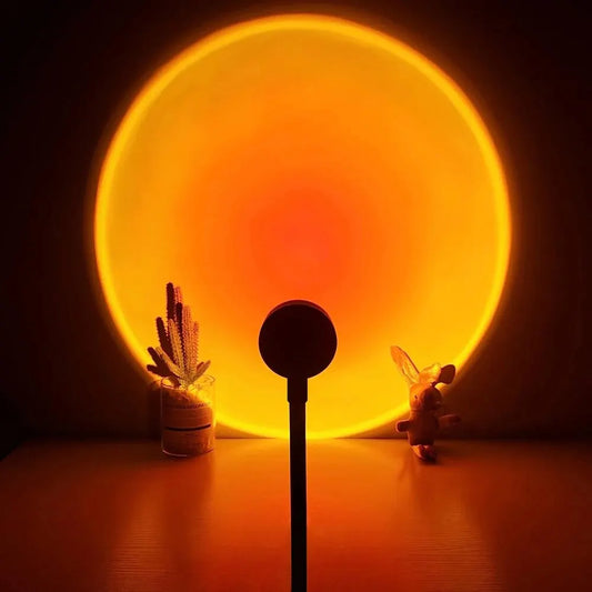 USB Sonnenuntergangs-Lampe – LED Ambiente-Licht für stimmungsvolle Raumdekoration, Sunset Lamp