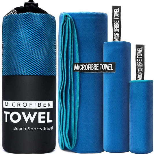 Schnelltrocknendes Mikrofaser-Handtuch – Kompakt, ultraleicht & super saugfähig, perfekt für Sport, Reisen & Outdoor