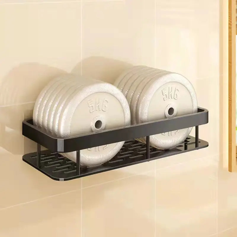 Bohrfreier stylische Wandregal-Organizer für Badezimmer und Küche – Praktisches Regal zur Aufbewahrung von Shampoo, Kosmetik und anderen Badezimmeraccessoires