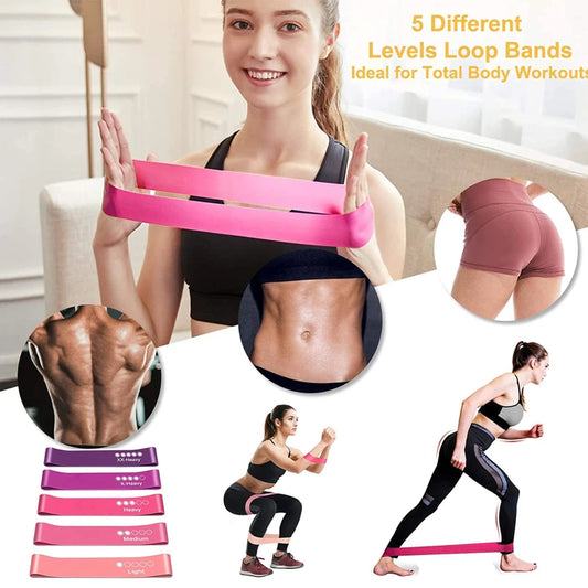 WorthWhile Elastische Widerstandsbänder – Yoga-, Fitness- und Crossfit-Training | Pull-up Unterstützung, Gummibänder für Workout und Gym