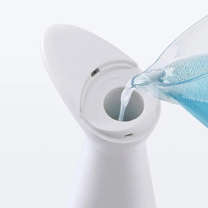 Automatischer Sensorspender für Seife - Weiß, Hochwertigs ABS, Wasserdicht, Intelligente Handwäsche für Badezimmer, Moderner und hochwertiger Seifenspender