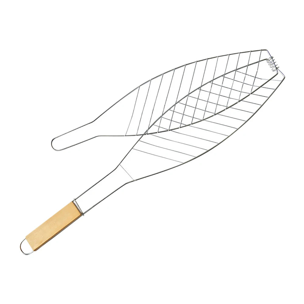 Fischgrillkorb Gemüsegrillkorb mit faltbarem Griff