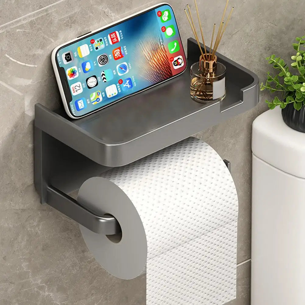 Rostfreier, dickwandiger Wandhalter für Toilettenpapier – Praktischer und langlebiger Kunststoff-Rack für Badezimmer und Küchennutzung