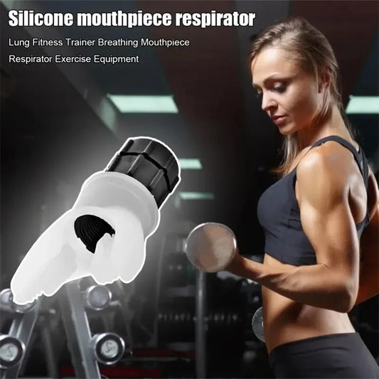 Lungen-Atemtrainer – Fitness- und Expirationsgerät aus Silikon für Hochleistungstraining & Atemübungen im Freien