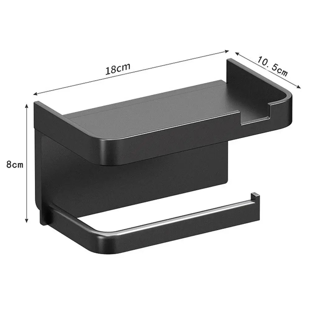 Rostfreier, dickwandiger Wandhalter für Toilettenpapier – Praktischer und langlebiger Kunststoff-Rack für Badezimmer und Küchennutzung