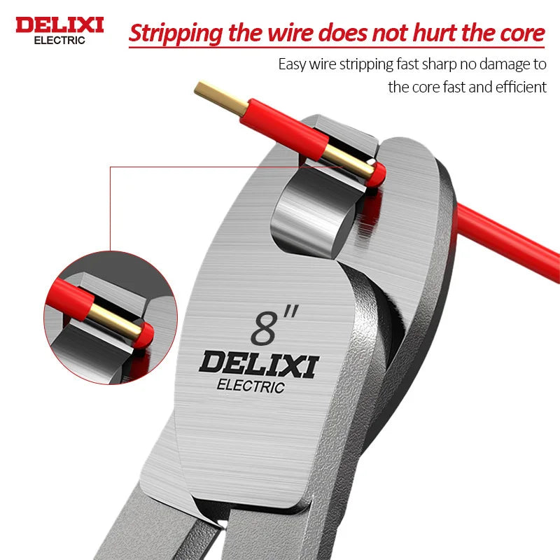 DELIXI ELECTRIC Cable Scissors Wire Stripper Cable Scissors, Awg Wire Cutters, Precision Copper Tube Scissors For Electricians