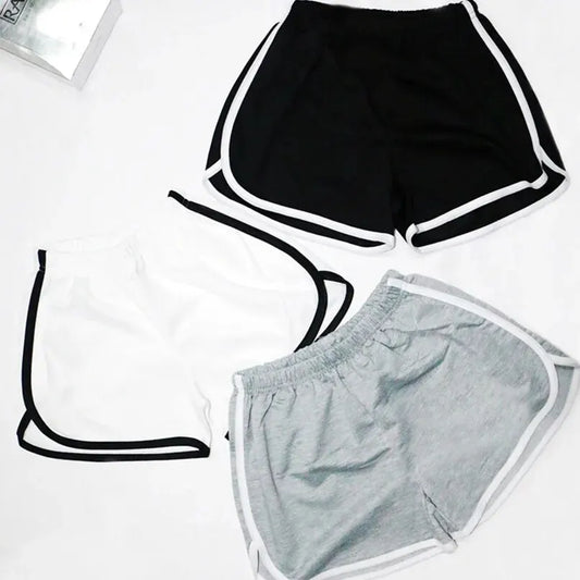Elastische, hochwertige Damen Shorts – Locker sitzend, schnelltrocknend, dünn und ideal für Sommer, Laufen, Fitness und Freizeit. Anti-Einblicke Design.