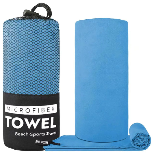 Ultraleichtes & schnelltrocknendes Mikrofaser-Sporthandtuch – Perfekt für Gym, Yoga, Schwimmen & Outdoor