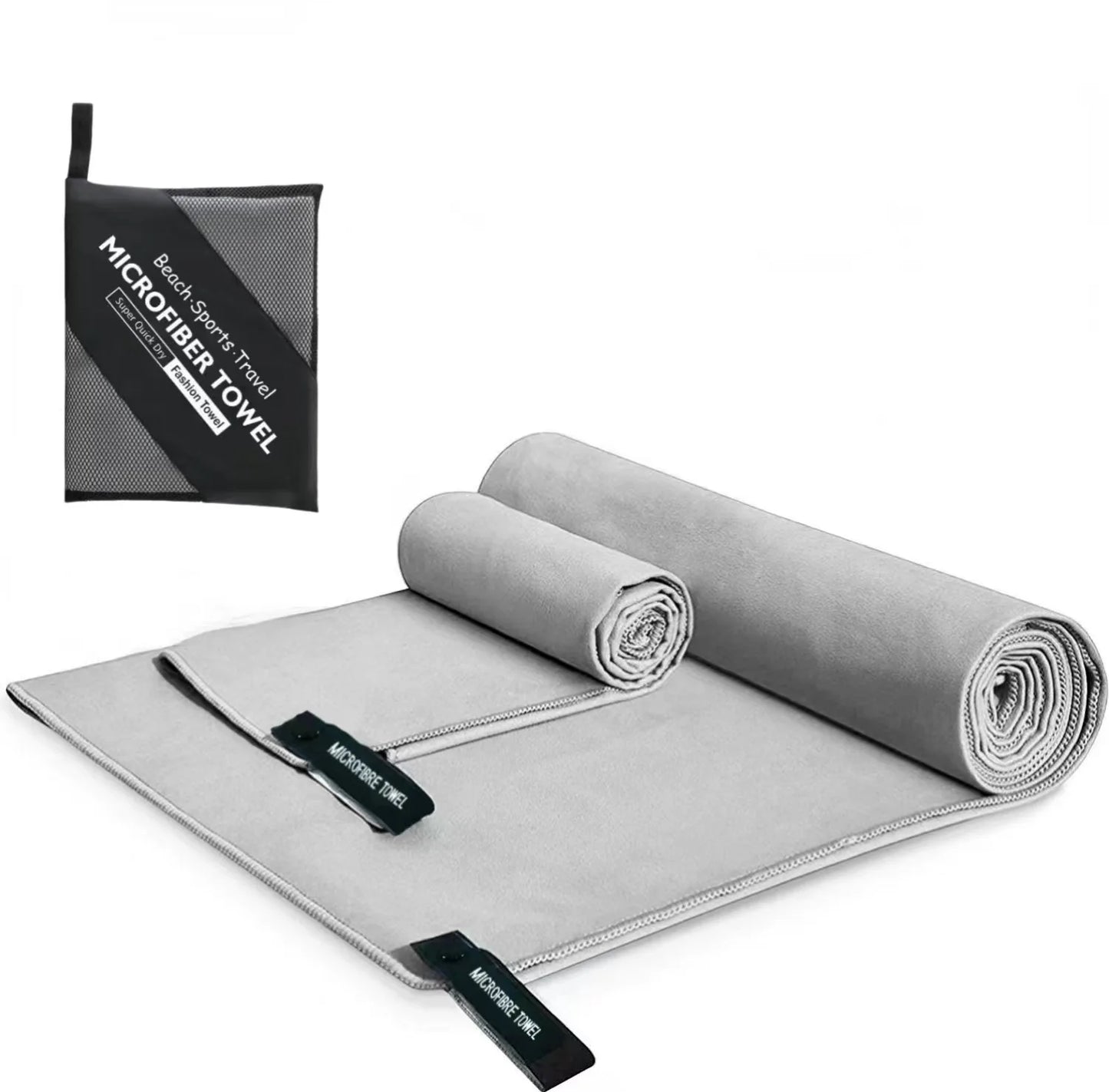 Sport Mikrofaser Handtuch – Ultralight & schnell trocknend, ideal für Pool, Gym, Yoga und Strand