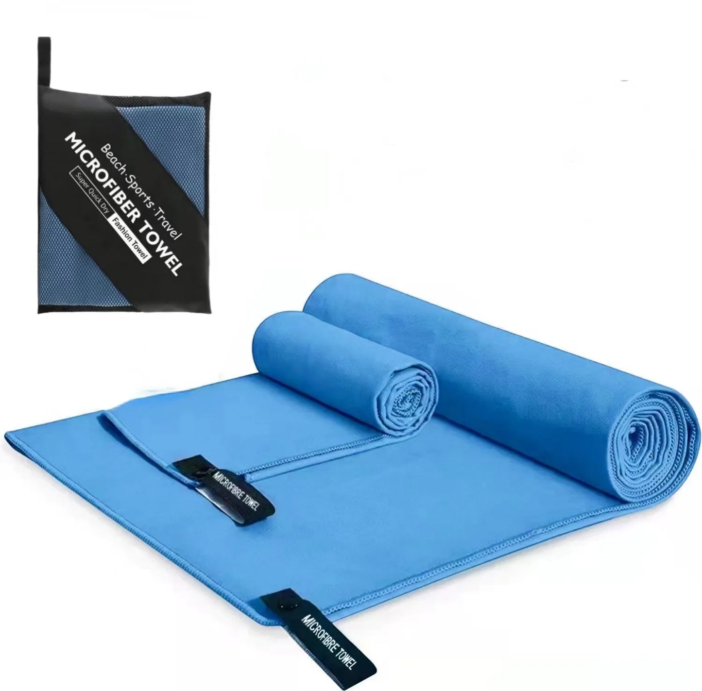 Sport Mikrofaser Handtuch – Ultralight & schnell trocknend, ideal für Pool, Gym, Yoga und Strand