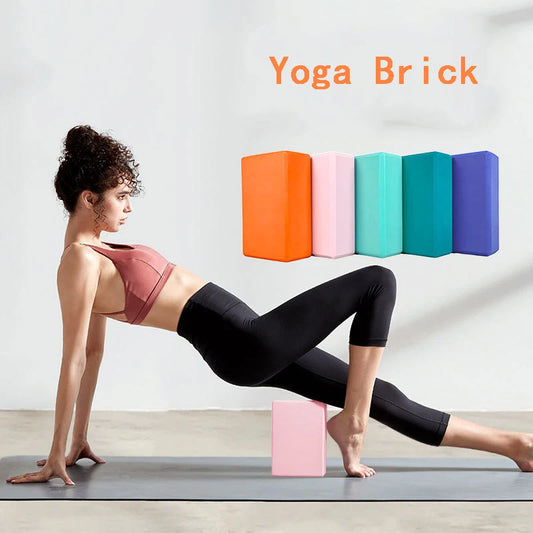 Yoga Block Set aus Schaumstoff – Multifunktionale Gym Blöcke für Fitness, Stretching, Körperformung und Dehnübungen