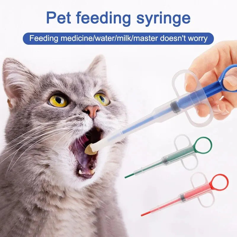 1PC Wiederverwendbarer Haustier-Medikamenten-Spender – Einfach zu bedienender & hygienischer Silikon-Applikator für Hunde & Katzen