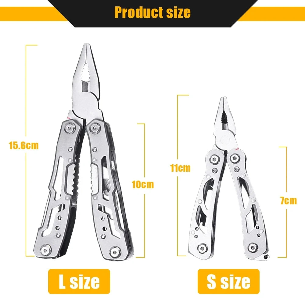 14-in-1 Multifunktionswerkzeug Taschenmesser – Outdoor, Camping