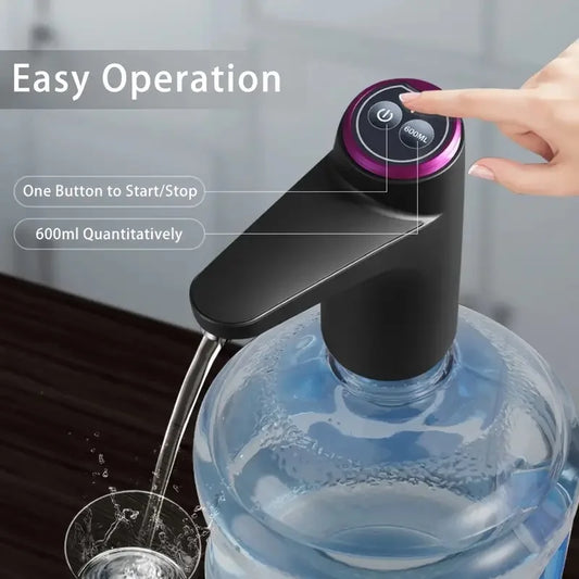 Kompakte 5-Gallonen-Wasserpumpe mit USB-Aufladung – Automatischer Dispenser für bequemes Wasserversorgen zu Hause, im Büro und unterwegs