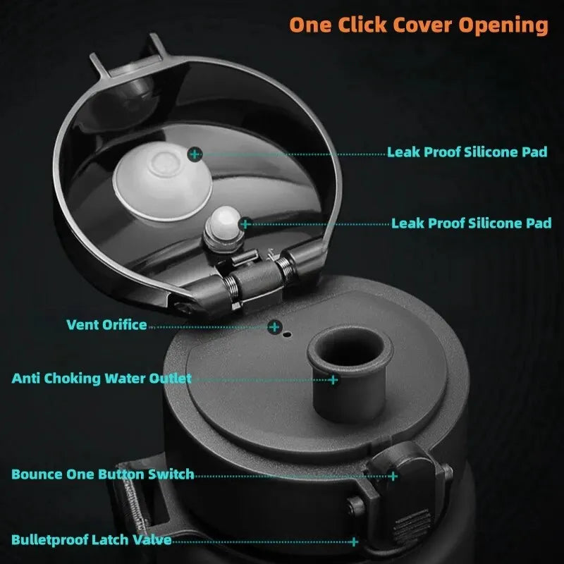 Hochwertige 400ml Sport-Wasserflasche – BPA-frei, Auslaufsicher und Tragbar, Perfekt für Wanderungen, Touren und Alltag, Ideal für Dein Lieblingsgetränk