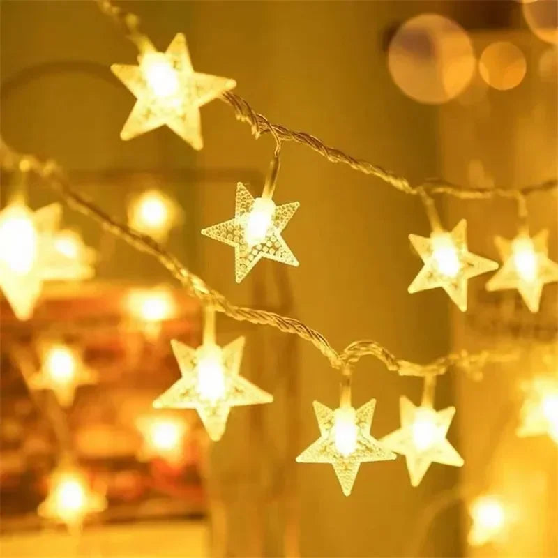 LED Kugel-Lichterkette – In 10/20/40/80 LEDs, Batteriebetrieben, Ideal für Garten, Hochzeit, Party & Weihnachtsdeko