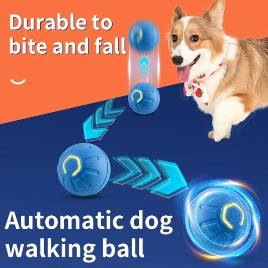 2024 Intelligentes Hundespielzeug – Automatischer Rollball für kleine Hunde und Katzen, Elektrisches Selbstbewegendes Spielzeug für drinnen