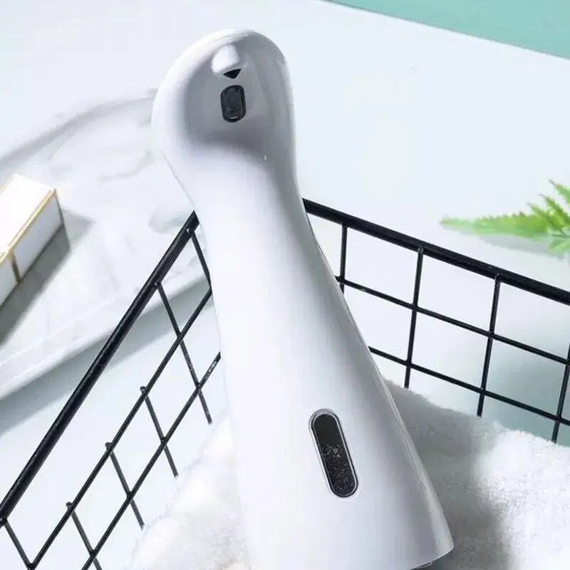 Automatischer Sensorspender für Seife - Weiß, Hochwertigs ABS, Wasserdicht, Intelligente Handwäsche für Badezimmer, Moderner und hochwertiger Seifenspender