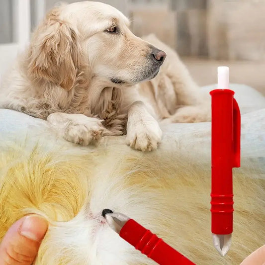 4-teiliges Zeckenentferner-Set – Mit Pinzette, Floh- & Läusekamm, Für Hunde, Katzen, Pferde & Menschen
