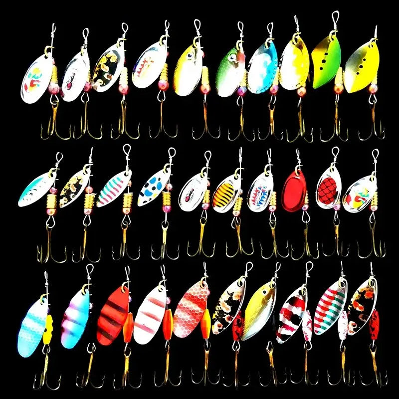 30-teiliges Set Metall Löffel Spinner Kit