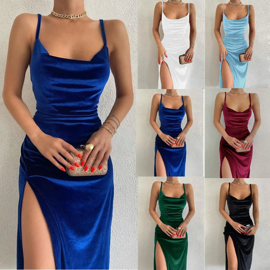 Leichtes und Elegantes Split Strap Kleid – Perfekt für die Frühjahr/Sommer Saison